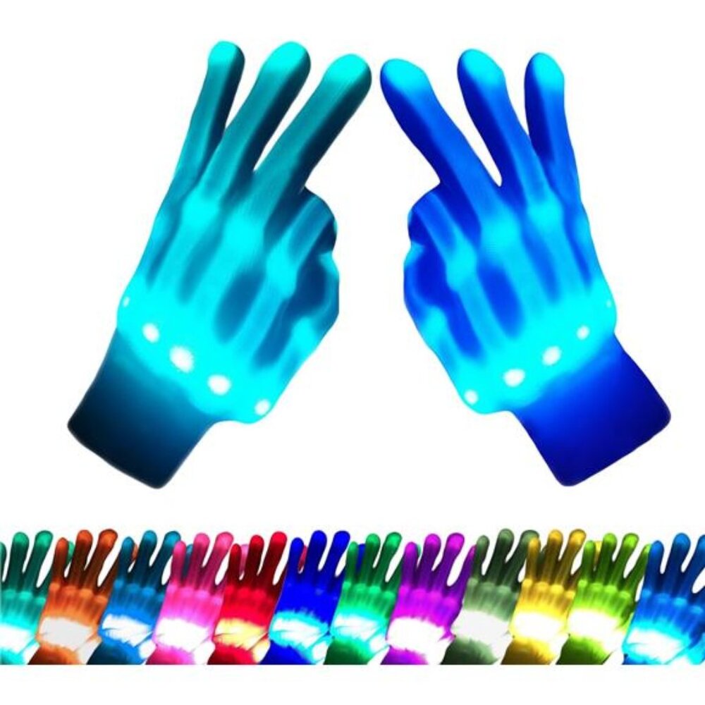 12 Colors Girls‎ Boys Toys Age 6-8 8-12 Years Old Stocking Stuffers LED Gloves